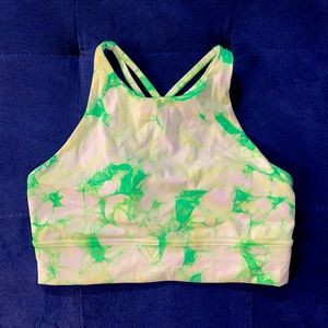 Lululemon high neck energy bra - tie dye